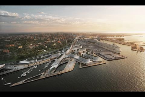 Zha port of tallinn masterplan render by va 005